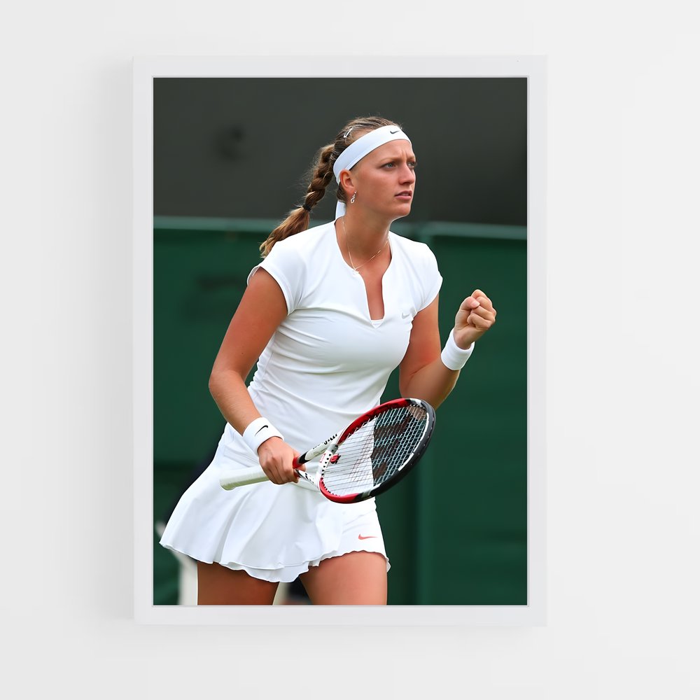 Poster Petra kvitova hauteur – affiche Tennis (vue 3)